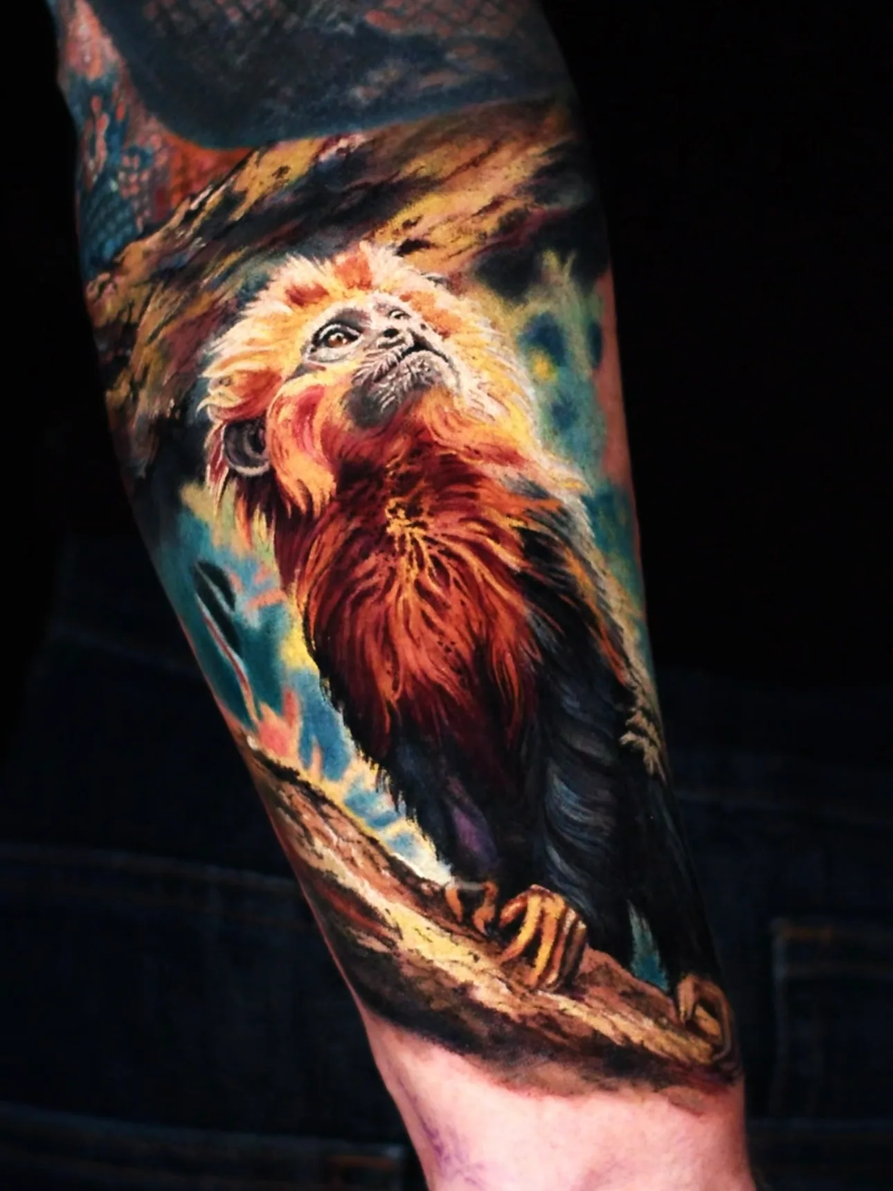 Cover-up transformation tattoo by Alex666cold — before and after